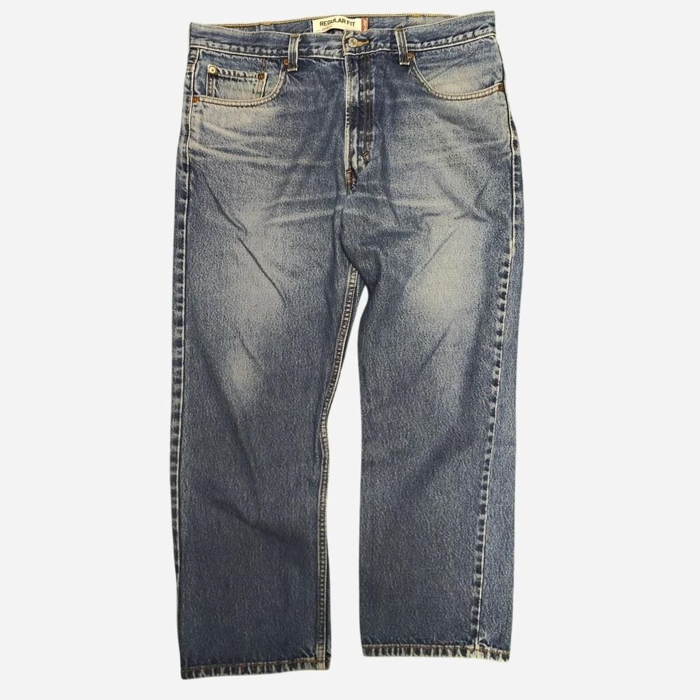 Y2K Levi's 505 regular straight fit size 38 great fading